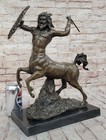 Centaur 100  Bronze Sculpture Statue Mythical Greek Figurine Marble Base Art