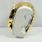 New Movado Bold Quest 3601198 Chronograph Black Dial Yellow Tone Men s Watch