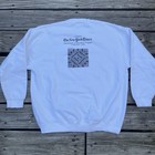 Vtg Rare Double Sided New York Times Magazine White Sweatshirt Sz  Xl