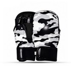White Camo Boxing Gloves Adult Pu Leather Mma Sparring Heavy Bag Training Fight