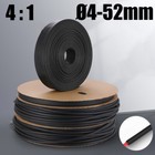 Adhesive glue Lined 4 1 Heat Shrink Tube Dia 4mm - 52mm Weatherproof Sleeving