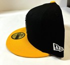 Salt Lake Bees Milb Ne Ac Alt2 Fitted Hat  black gold