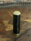 Vintage Rhinestone Black Lipstick Case