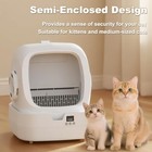 Automatic Cat Litter Box Self Cleaning - App Control And Weight Monitoring
