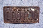 1957 Arkansas Land Of Opportunity Sample License Plate