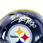 Tj Watt Signed Pittsburgh Steelers Speed Mini Football Helmet  beckett 