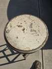 Vintage Industrial Adjustable Metal Stool   Tall Dozier Company Good Shape 