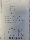 Vintage Butterick 1920 s Slip Pattern For Beginners Size 18 Bust 36