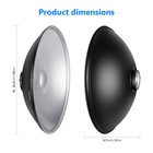 Neewer Photo Studio Strobe Flash Light Reflector Beauty Dish With Honeycomb Grid