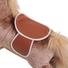 Qaba Kids Rocking Horse plush Toddler Rocker wooden Base Ride-on Toy W han