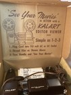 Kalart Ev-8 Vintage 8 Mm Film Movie Editor Viewer Powers Up W manual box Vgcond