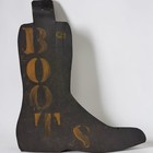 Vintage Cowboy Boots Repair Shoe Trade Sign Western Ranch Cobbler Advertising