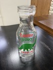 Sinclair Dino Glass Oil Bottle With Metal Top And Cap