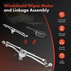 Front Wiper Motor And Linkage Assembly For Audi A4 2002-2008 A4 Quattro Rs4 S4