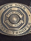 New York State Police Trooper Solid Brass Belt Buckle Limited Edition