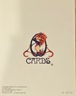 1980 O Card Co  jb125-100 Blank Card  lisa Lyon  Olivia Deberardinis  Rare Early