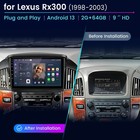 For Lexus Rx300 1998-2003 Carplay 2 64g Android14 Car Radio Gps Navi Wifi Dab Bt