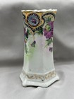 Beautiful Antique Moriage Porcelain Hat Pin Holder Hatpin