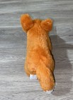 The Manhattan Toy Co Fox Plush Stuffed Animal Orange White Bean Bag Feet Nwt