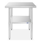 Stainless Steel 30  X 30  Nsf Commercial Kitchen Work Food Prep Table