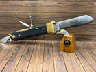 Rare Vintage Hunting Folding Multitul Knife Ussr Davydkovo Zarya