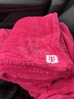 New T-mobile Tuesday Pink Blanket Dec 9 Super Fluffy Cozy