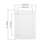 30pcs 7 X 5 Inch Paper Photo Frames  White