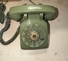 Vintage Western Electric 500 Rotary Phone 1962 Avocado Green