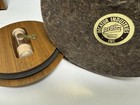 Vintage Decatur Industries 8  Walnut Smoking Tobacco Barrel Humidor   Usa         