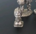 Vintage Pewter Figurines Hallmark 1980s A Lot Of 4 Bride And Groom  Lil Children