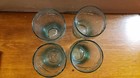 Set Of 4 Vintage Textured Green Coca-cola Drink 16 Oz Glasses  6 