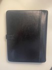 Vintage Coach Black Leather Desk Agenda 3-ring Krause Binder Planner Organizer