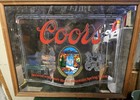 Vintage 1980s Coors Rocky Mountain Springs Lighted Mirror Beer Sign Wall 25 X 20
