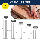 Tjborjt 400pcs Hardware Nails For Hanging Pictures up To 2 Inch Long  Finishing