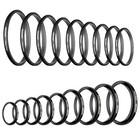 Neewer 18 Pieces Metal Camera Lens Filter Ring Adapter Stepup   Stepdown Rings