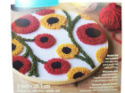 Dimensions Brand Punch Needle Kit  8 Inch  Poppy Floral Pattern