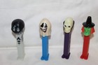 Pez Lot 6 Halloween Pumpkin Witch Ghost Skull
