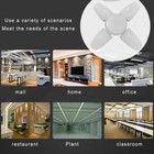 E27 Led Bulb Fan Blade Lamp Foldable Led Light Bulb 6500k For Home Ceiling Light