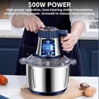 5l Electric Food Processor vegetable Garlic Chopper Meat Grinder stainless Steel