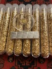 Silver   Gold  10 X Genuine 24k Gold Flakes In 5ml Clear Tubes 5 Gr Of Silver