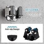 Wall Mounted Tool Organizer Rack Heavy Duty Garden Broom Mop Holder Rake Shovel