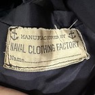 Vtg Naval Clothing Factory Pea Coat Black Kersey Wool Us Navy 10 Button 20 P2