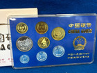 1985 China 8 Coin Mint Set Shengyang Mint Km-ps-12 Original Case   Envelope