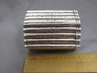 Fine European 800 Silver Hexagonal Box-fluted-hinged Lid-italian   