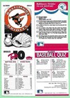 1989  1990  1991 Fleer Baseball Card Stickers   Baltimore Orioles    