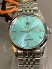Rare Rado Golden Horse Automatic Men s Sky Blue Dial Vintage Watch
