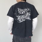 Vintage Band Tee Brooks   Dunn Shirt Mens Large Black Borderline Graphic Top