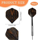90pcs Dart Flights Standard Durable Pet For Soft    