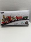 Electric Battery Powered Christmas Train Set W  Lights Sound Kids Toy Under Tree