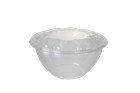 32 Oz Clear Plastic Salad Bowl Base lid Combo 150 Count